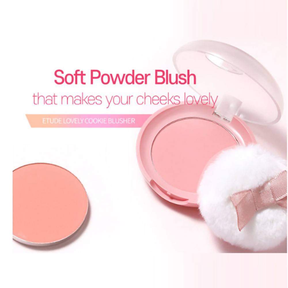 Etude House Lovely Cookie Pressed Powder Blush Rd301 - Red Grapefruit Pudding
