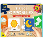 Webby Opposites 2 Pieces Learning Pack Jigsaw Puzzle