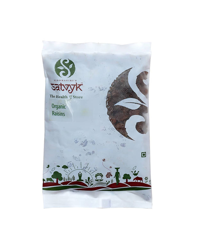 Siddhagiri's Satvyk Organic Dark Raisins Hover Image