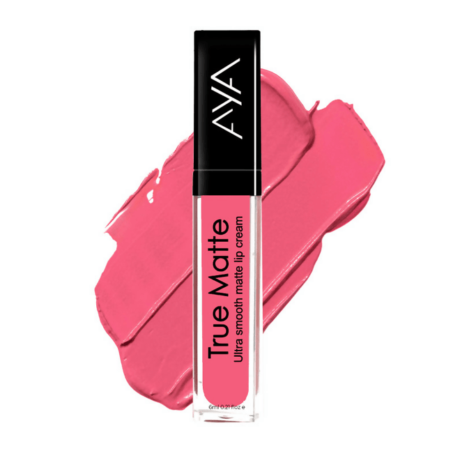 AYA True Matte Liquid Lipstick, Ultra Smooth Matte Lip Cream - 05 Pink Main Image