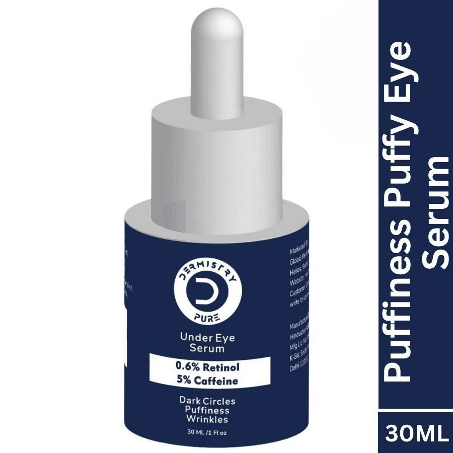 Dermistry 0.6% Retinol 5% Caffeine Under Eye Face Serum