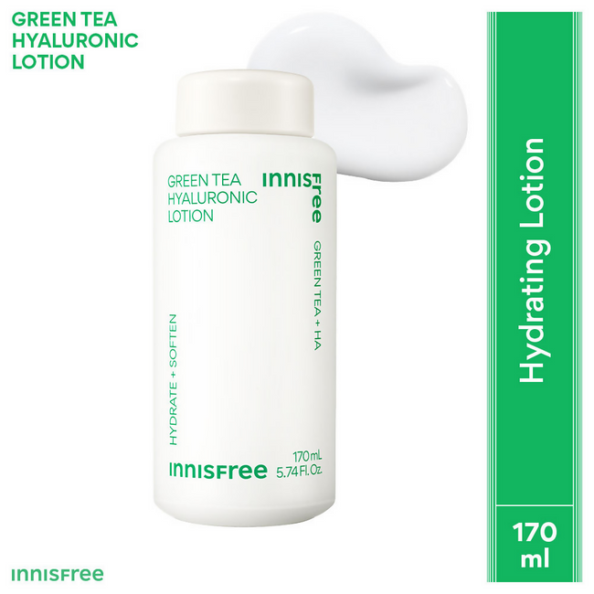 Innisfree Green Tea Hyaluronic Lotion For Refreshing & Dewy Finish Main Image