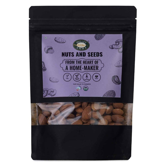 Millet Amma Organic Almonds (Badam) Hover Image
