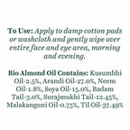 Biotique Advanced Ayurveda Bio Almond Oil Soothing Face And Eye Makeup Cleanser