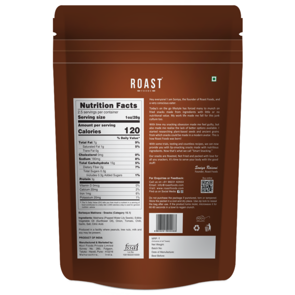 Roast Foods Makhana Barbeque Main Image