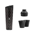 Vaya Drynk Stainless Steel Water Bottle Tumbler for Office - 600ml (Black)