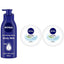 Nivea Nourishing Lotion Body Milk & Soft Light Moisturizing Cream Combo Pack