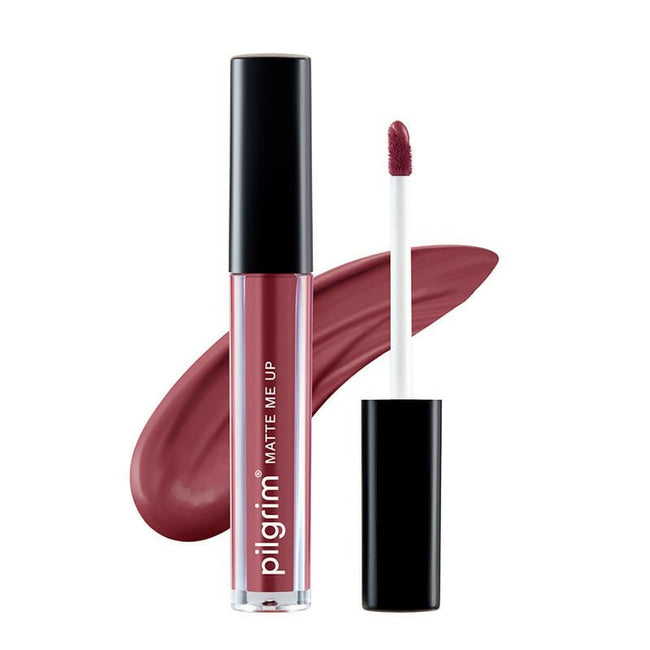 Pilgrim Liquid Matte Lipstick with Hyaluronic Acid - Blushing Nude Hover Image