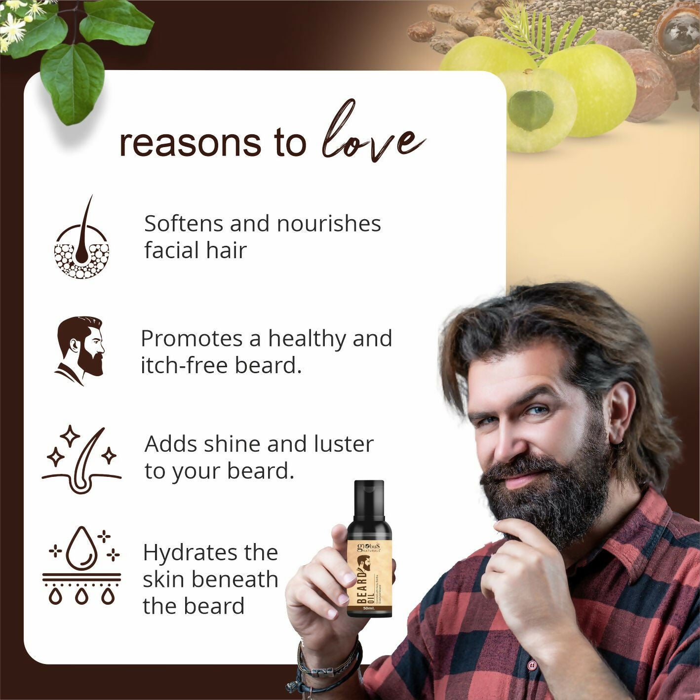 Globus Naturals Ayurvedic Beard Oil