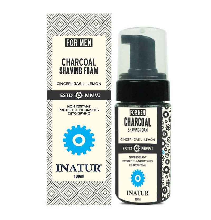 Inatur Charcoal Shaving Foam For Men