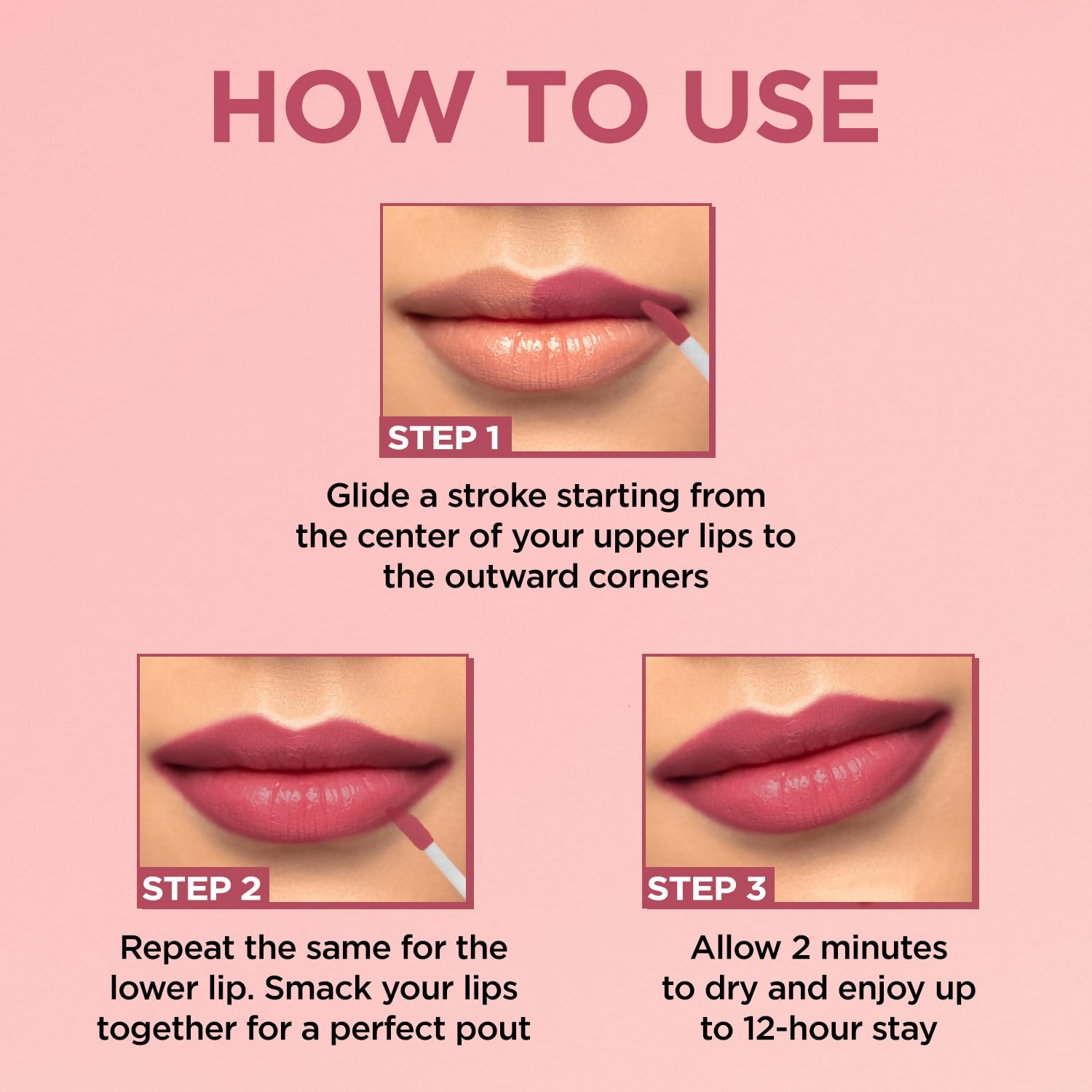 Enn Semi Matte Red Liquid Lipstick - Cosmo Pink