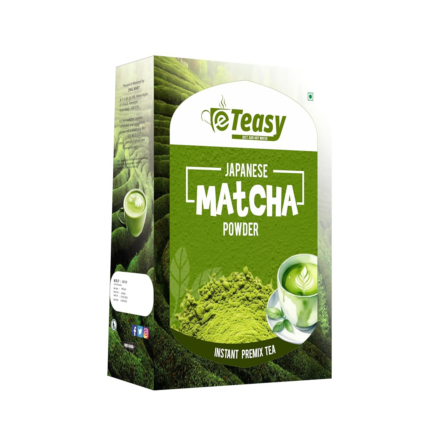 Eteasy Japanese Matcha Green Tea Powder