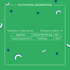 Laurik Biotin Tablets For Men And Women | Biotin Supplement For Hair Growth And Glowing Skin