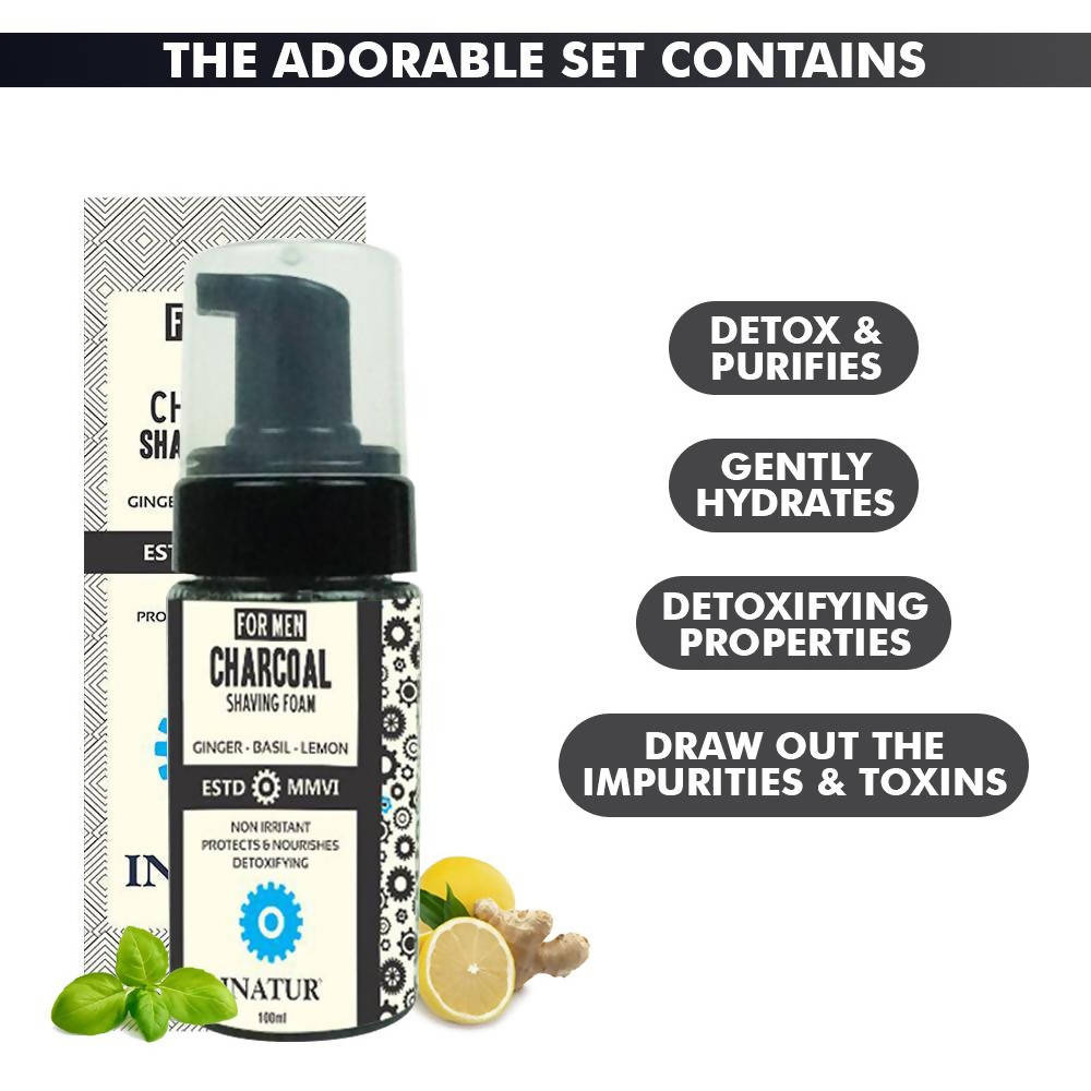 Inatur Charcoal Hamper for Men