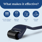 Man Matters Advance Derma Roller For Hair & Beard - 540 Micro 0.5mm Titanium Alloy Needles