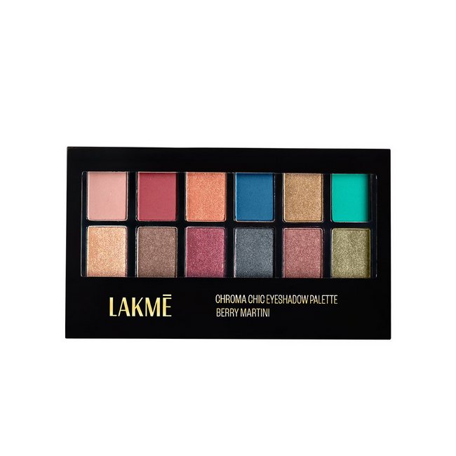 Lakme Glitterati Chroma Chic Eye Shadow Palette - Berry Martini Hover Image