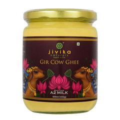 Jivika Naturals Gir Cow Ghee |  Made From Grass Fed Cow's Milk | Nutritious Organic Desi Ghee