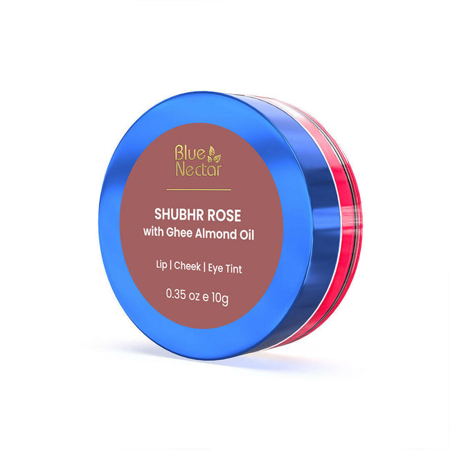 Blue Nectar Shubhr Rose Lip, Cheek & Eye Tint with Ghee & Almond Oil Main Image