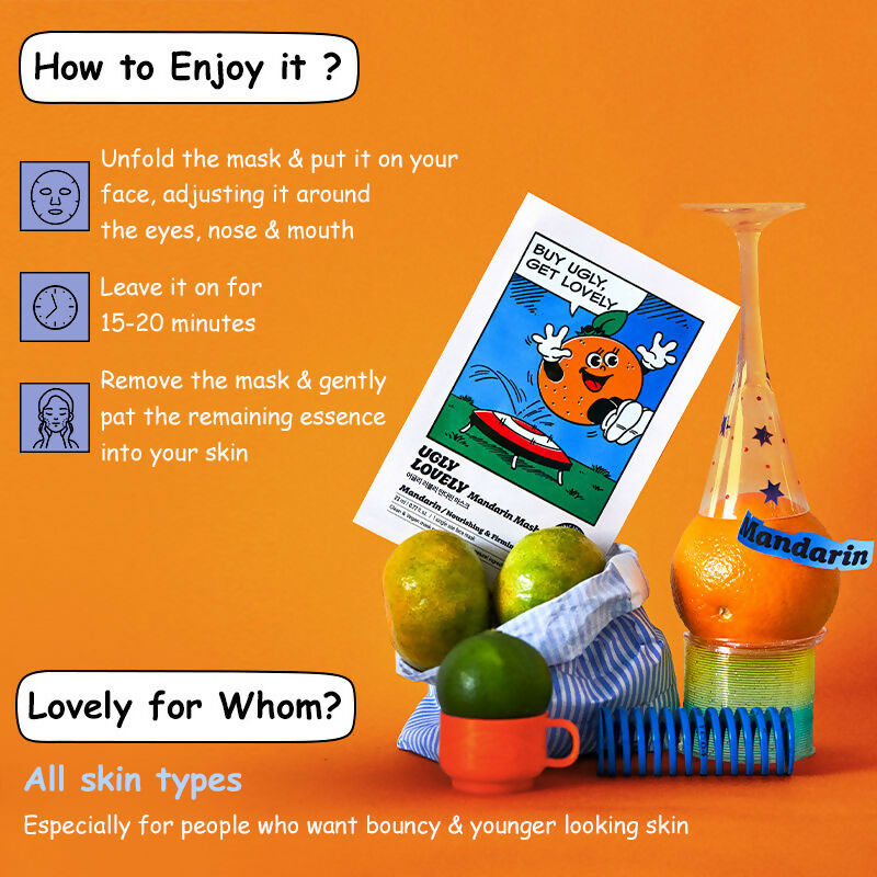 The Face Shop Ugly Lovely Mandarin Mask