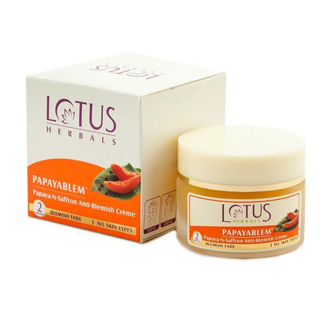 Lotus Herbals Papayablem Papaya-N-Saffron Anti-Blemish Creme Main Image