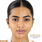 Lakme Unreal Cover Creme Concealer Lightweight & Hydrating - Cinnamon