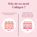 Wellbeing Nutrition Beauty Korean Marine Collagen Peptides - Strawberry & Watermelon