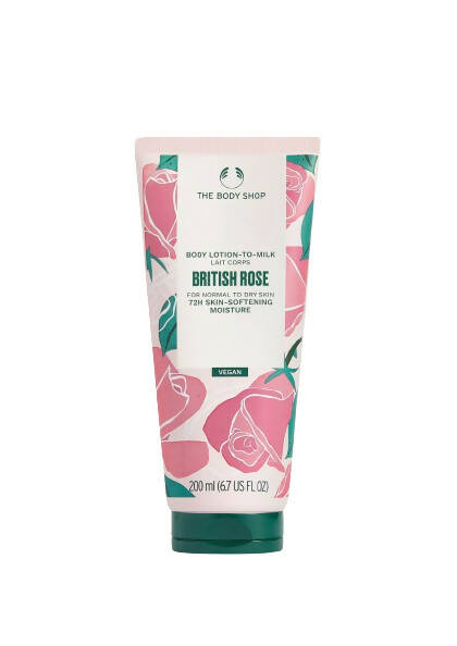 The Body Shop British Rose Lotion-To-Milk Hover Image