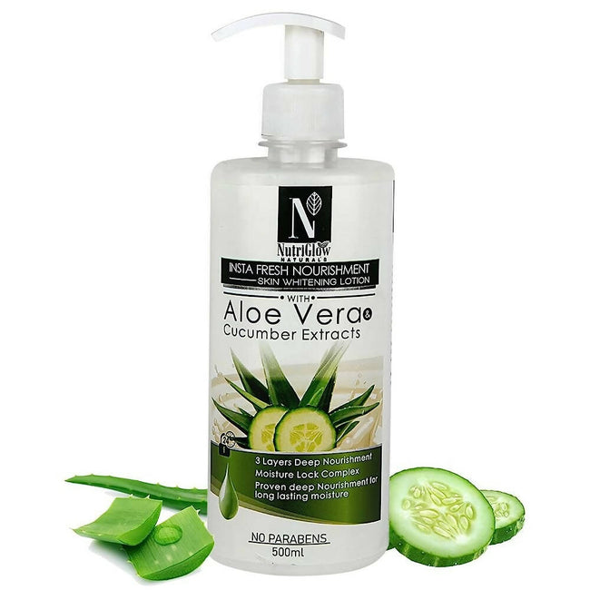NutriGlow NATURAL'S Insta Fresh Nourishment Skin Whitening Lotion Hover Image