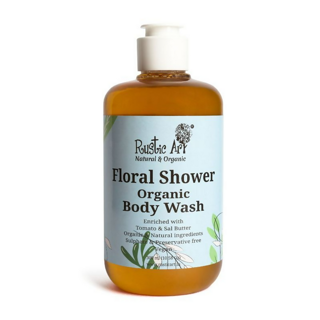 Rustic Art Organic Floral Shower Body Wash Hover Image