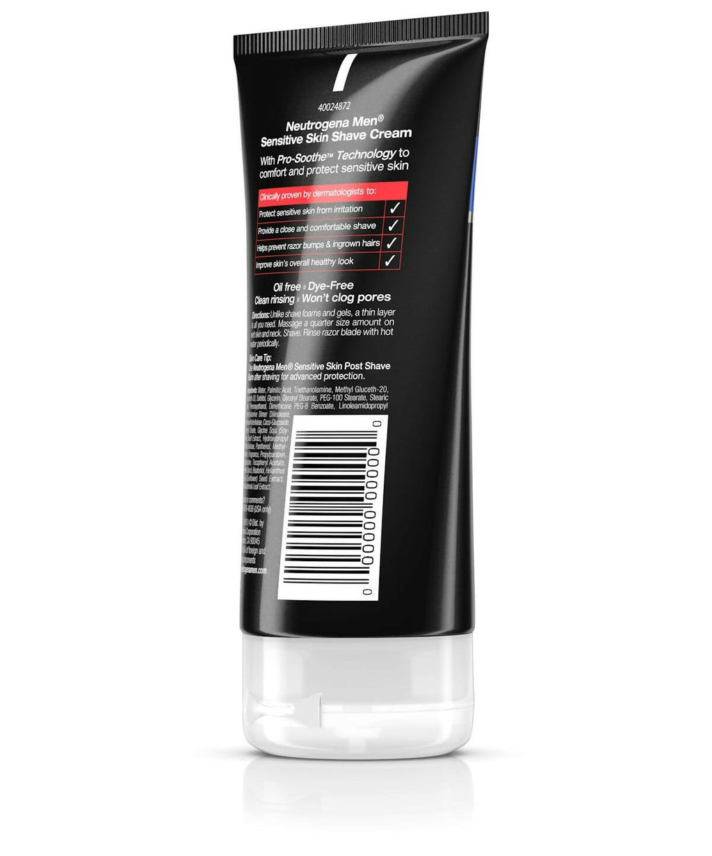 Neutrogena Men Sensitive Skin Shave Cream