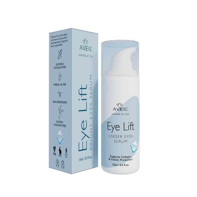 Aveil Eye Lift Under Eyes Serum - Smoothens Fine Lines & Wrinkles Hover Image