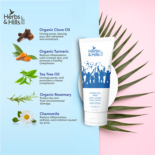 Herbs & Hills Anti Acne Face Pack