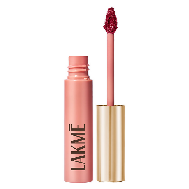 Lakme Double Duty Lip & Cheek Mousse Matte Lipstick - Rosy Plum Hover Image