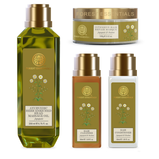 Forest Essentials Hair Repair & Shine Ritual For Nourished Hair