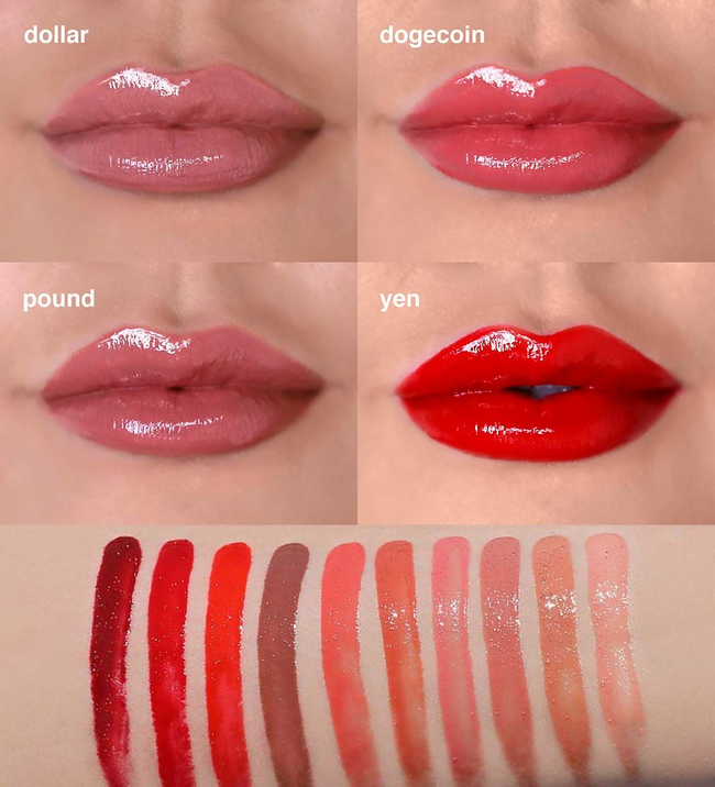 Rude Cosmetics High Gloss Profit Lip Lacquer - Dogecoin Main Image