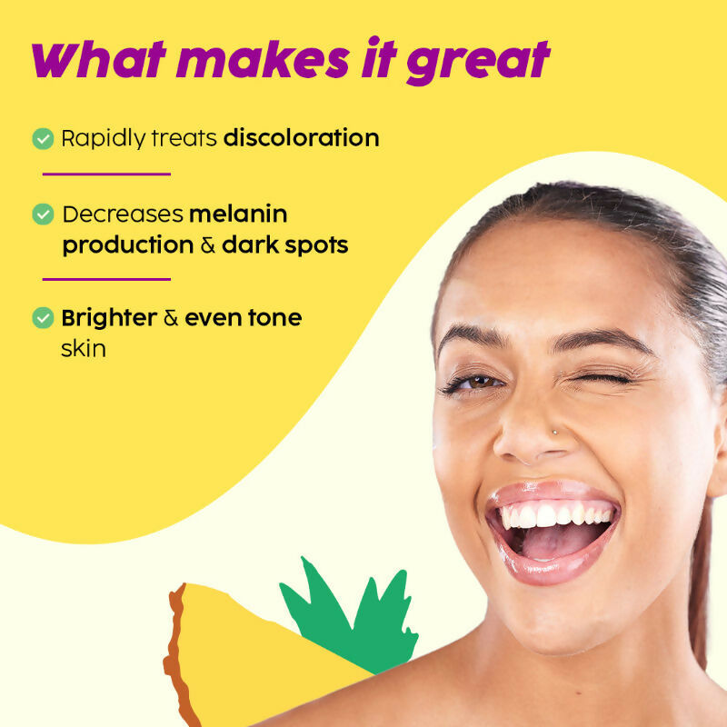 PLIX The Plant Pineapple De-Pigmentation Regime with Juicy Facewash & Serum