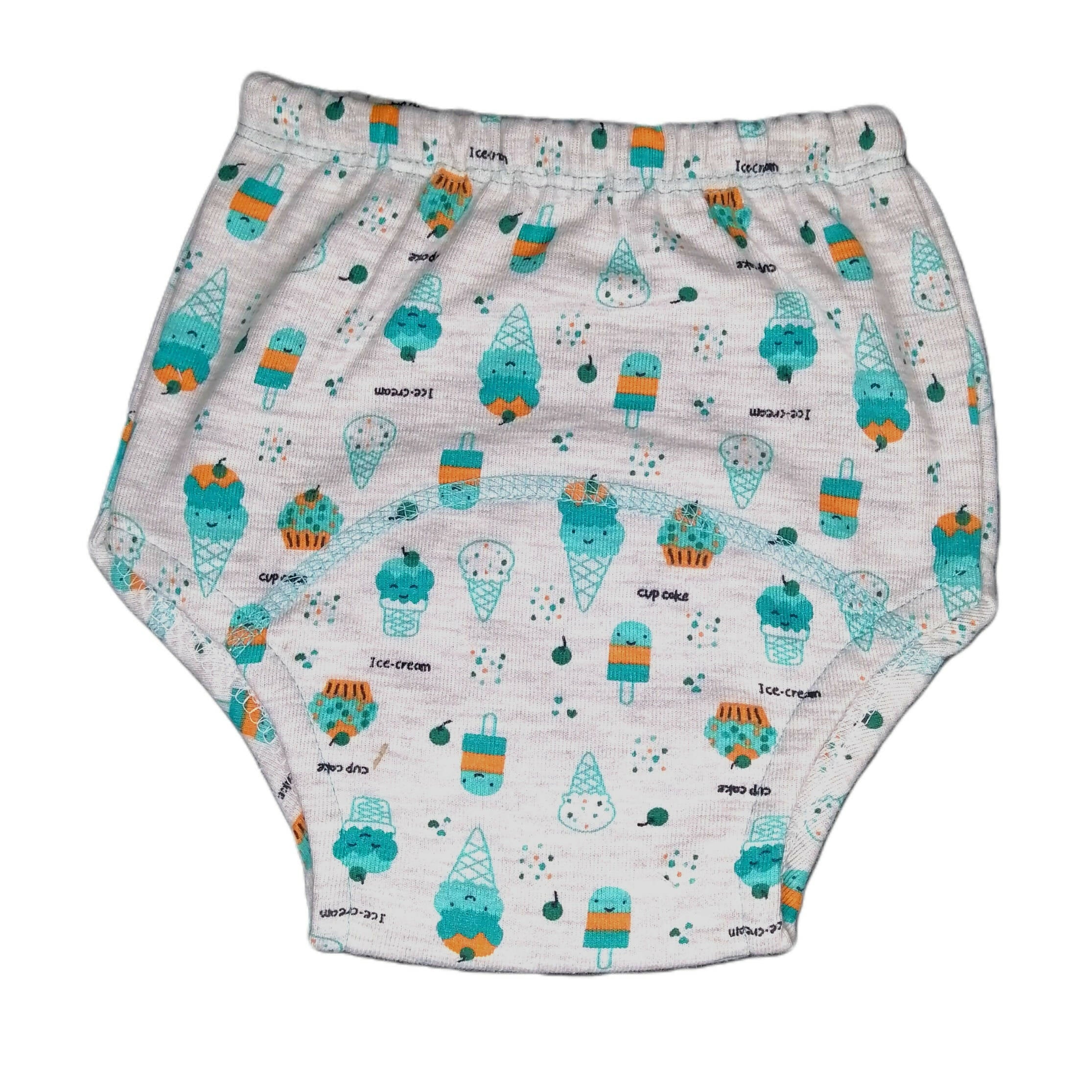 Kindermum Cotton Padded Pull Up Training Pants/Padded Underwear For Kids Sweet Treat & Transport-Set of 2 pcs