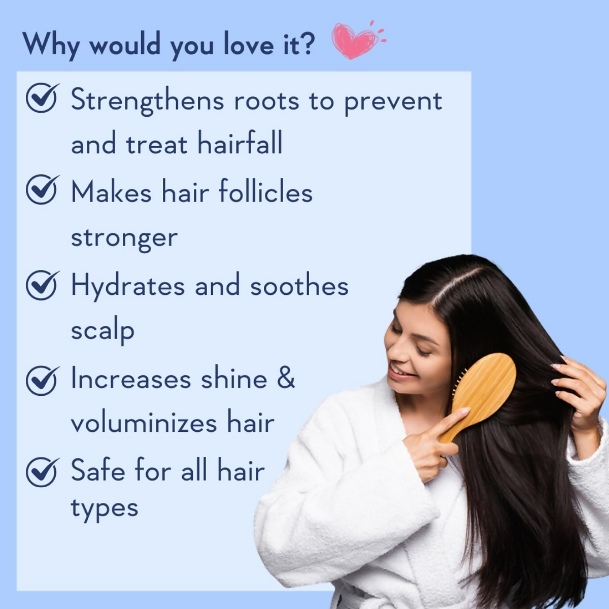 WishCare Hair Growth& Anti Hairfall Range with Serum, Shampoo & Conditioner Combo
