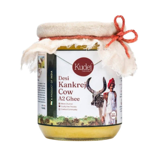 Kudej Desi Kankrej Cow A2 Ghee | Premium and Organic Desi Ghee | Cultured Pure Ghee Hover Image