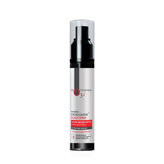 Professional O3+ Women Densiderm Hair Growth Scalp Serum Spray For Anti Hair Loss With Ginseng