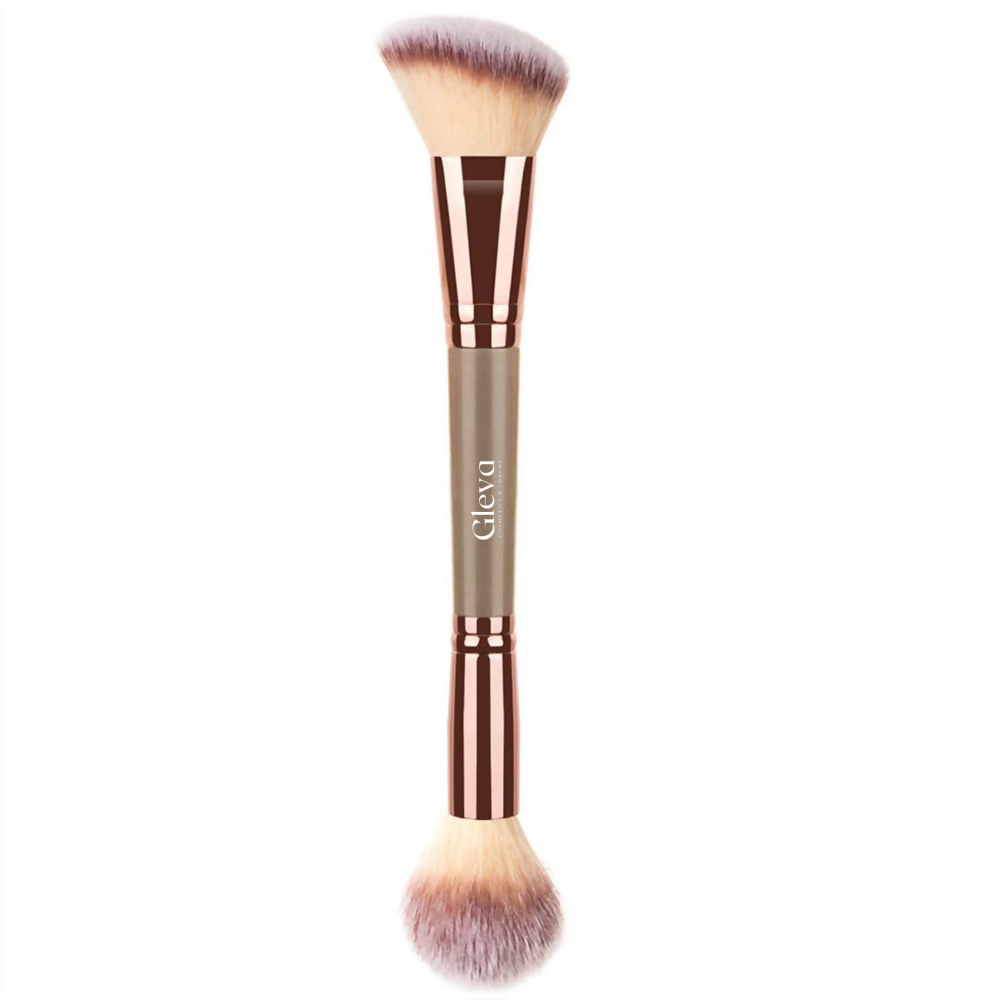 Gleva Multipurpose Kabuki Makeup Brush Dual-Ended Foundation Brush