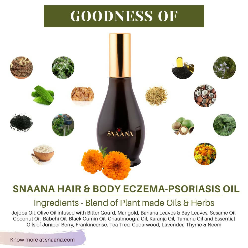 SNAANA Eczema Psoriasis Hair & Body Oil