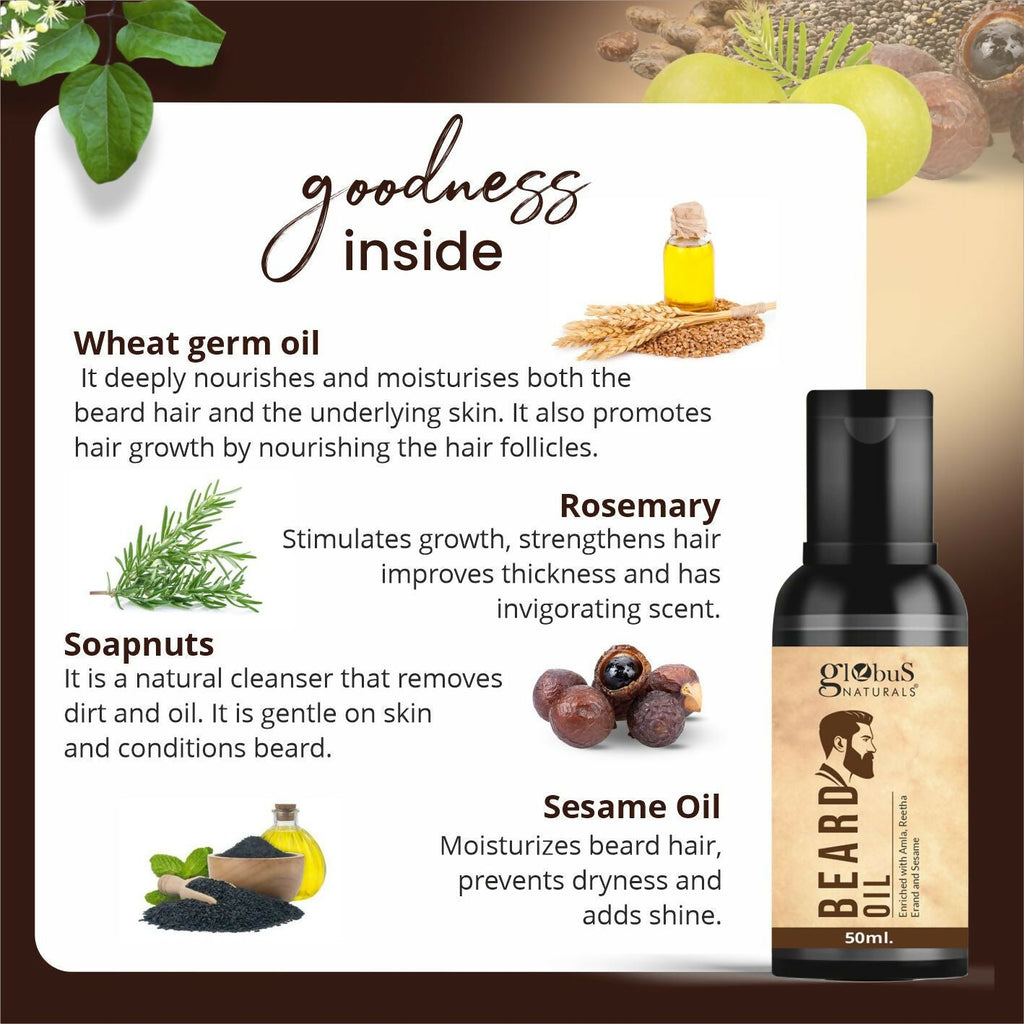 Globus Naturals Ayurvedic Beard Oil