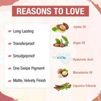 The Natural Wash Matte Velvet Longstay Liquid Lipstick - Nutty Nude