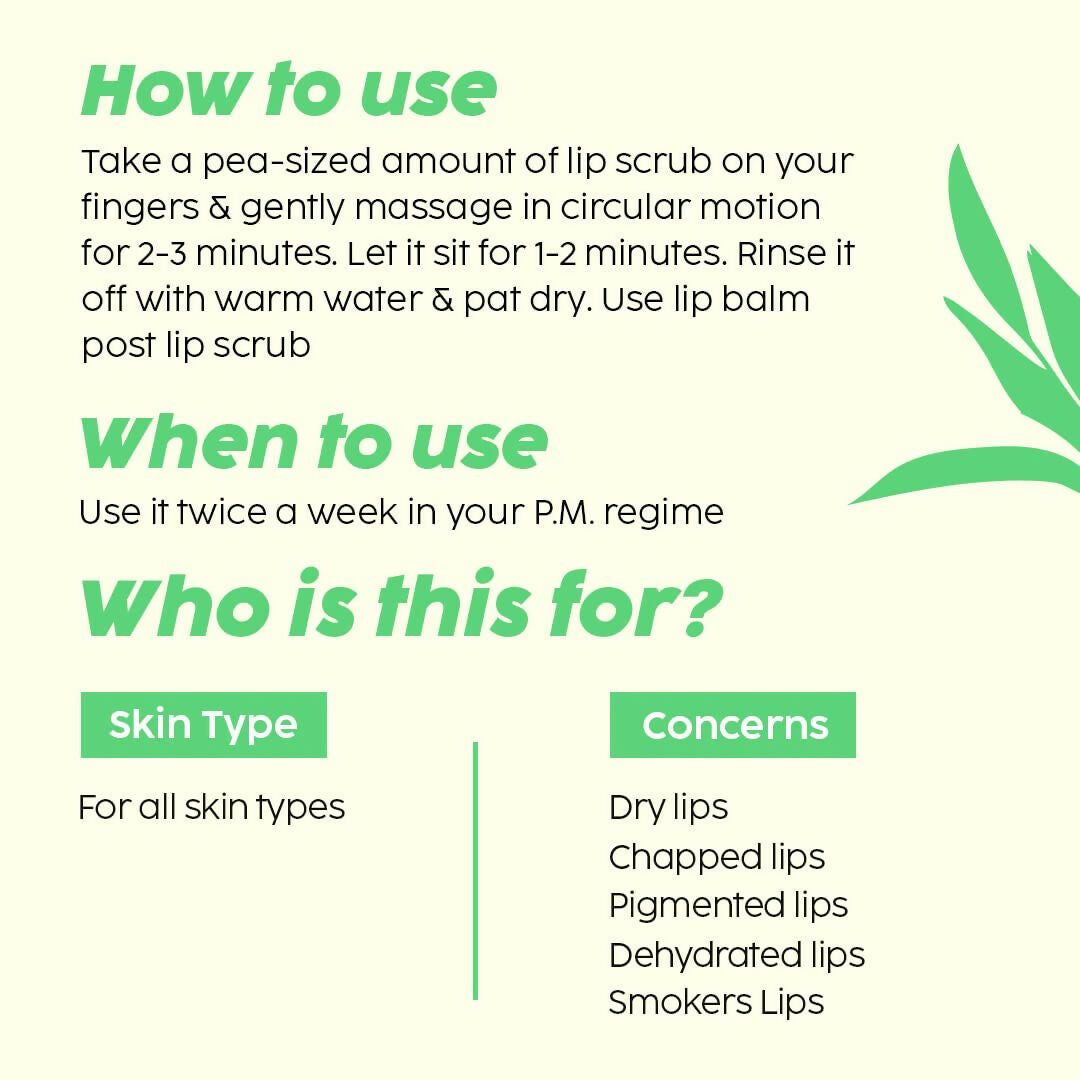 PLIX The Plant Fix Bright Lips Scrub