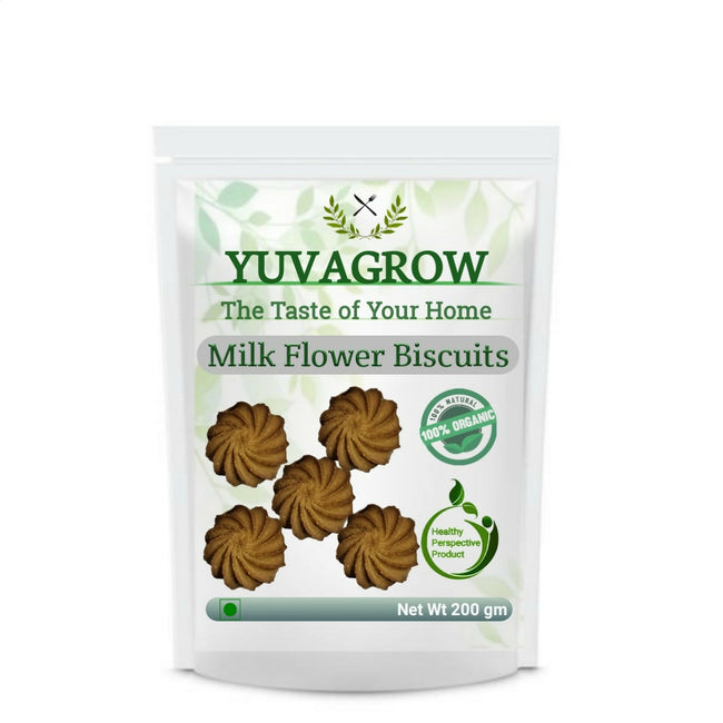 Yuvagrow Milk Flower Biscuits Hover Image