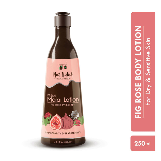 Nat Habit Fresh Fig Rose PrimaLight Malai Lotion Main Image