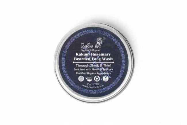 Rustic Art Kokum Rosemary Bearded Face Wash Hover Image