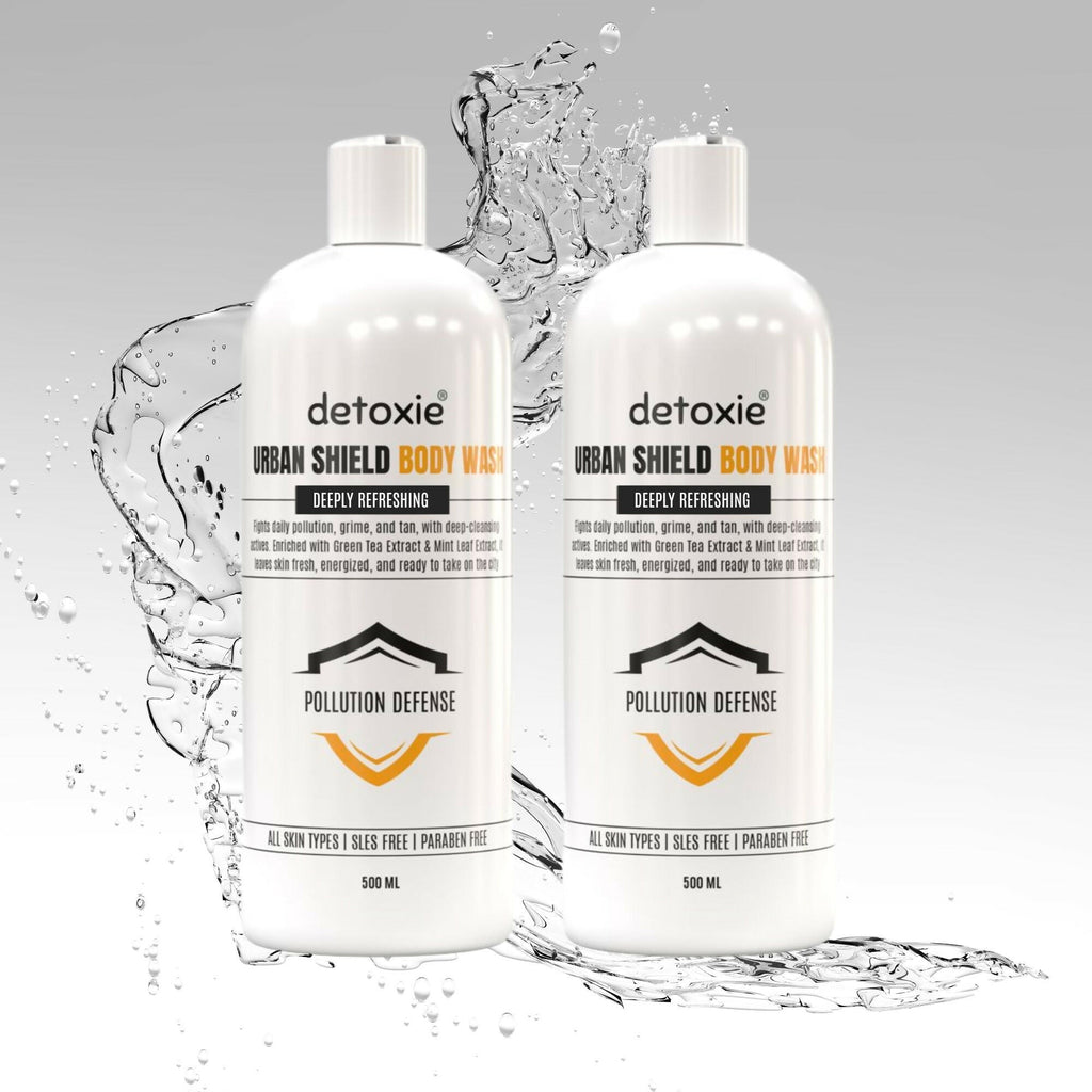 Detoxie Body Wash with Loofah - Urban Shield