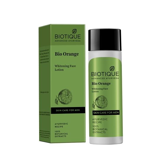 Biotique Bio Orange Whitening Face Lotion For Men Main Image